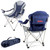 Ole Miss Rebels Reclining Camp Chair, (Navy Blue with Gray Accents)