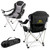 Oregon Ducks Reclining Camp Chair, (Black with Gray Accents)