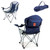 Syracuse Orange Reclining Camp Chair, (Navy Blue with Gray Accents)