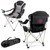 Texas A&M Aggies Reclining Camp Chair, (Black with Gray Accents)