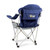 Wingate University Bulldogs Reclining Camp Chair, (Navy Blue with Gray Accents)