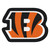 Cincinnati Bengals Mascot Mat Striped B Priamry Logo Black