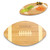 Clemson Tigers Touchdown! Football Cutting Board & Serving Tray, (Bamboo)