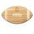 Cornell Big Red Touchdown! Football Cutting Board & Serving Tray, (Bamboo)