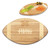 Michigan Wolverines Touchdown! Football Cutting Board & Serving Tray, (Bamboo)