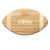 Nebraska Cornhuskers Touchdown! Football Cutting Board & Serving Tray, (Bamboo)