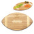 Virginia Cavaliers Touchdown! Football Cutting Board & Serving Tray, (Bamboo)
