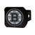 NHL - Boston Bruins Hitch Cover - Chrome on Black 3.4"x4"