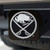 NHL - Buffalo Sabres Hitch Cover - Chrome on Black 3.4"x4"