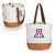 Arizona Wildcats Coronado Canvas and Willow Basket Tote, (Beige Canvas)