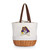 East Carolina Pirates Coronado Canvas and Willow Basket Tote, (Beige Canvas)