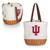 Indiana Hoosiers Coronado Canvas and Willow Basket Tote, (Beige Canvas)