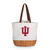 Indiana Hoosiers Coronado Canvas and Willow Basket Tote, (Beige Canvas)