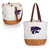 Kansas State Wildcats Coronado Canvas and Willow Basket Tote, (Beige Canvas)