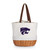 Kansas State Wildcats Coronado Canvas and Willow Basket Tote, (Beige Canvas)