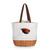 Oregon State Beavers Coronado Canvas and Willow Basket Tote, (Beige Canvas)