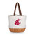 Washington State Cougars Coronado Canvas and Willow Basket Tote, (Beige Canvas)