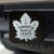 NHL - Toronto Maple Leafs Hitch Cover - Chrome on Black 3.4"x4"