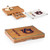 Auburn Tigers Concerto Glass Top Cheese Cutting Board & Tools Set, (Bamboo)