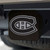 NHL - Montreal Canadiens Hitch Cover - Chrome on Black 3.4"x4"
