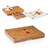 Iowa State Cyclones Concerto Glass Top Cheese Cutting Board & Tools Set, (Bamboo)