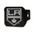 NHL - Los Angeles Kings Hitch Cover - Chrome on Black 3.4"x4"