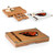 Oregon State Beavers Concerto Glass Top Cheese Cutting Board & Tools Set, (Bamboo)