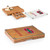 Stanford Cardinal Concerto Glass Top Cheese Cutting Board & Tools Set, (Bamboo)