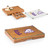 TCU Horned Frogs Concerto Glass Top Cheese Cutting Board & Tools Set, (Bamboo)