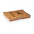 Wyoming Cowboys Concerto Glass Top Cheese Cutting Board & Tools Set, (Bamboo)