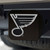 NHL - St. Louis Blues Hitch Cover - Chrome on Black 3.4"x4"