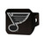 NHL - St. Louis Blues Hitch Cover - Chrome on Black 3.4"x4"