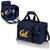 Cal Bears Malibu Picnic Basket Cooler, (Navy Blue with Black Accents)