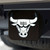 NBA - Chicago Bulls Hitch Cover - Chrome on Black 3.4"x4"