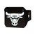 NBA - Chicago Bulls Hitch Cover - Chrome on Black 3.4"x4"