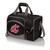 Washington State Cougars Malibu Picnic Basket Cooler, (Black with Gray Accents)