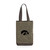 Iowa Hawkeyes 2 Bottle Insulated Wine Cooler Bag, (Khaki Green with Beige Accents)