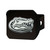 University of Florida Hitch Cover - Chrome on Black 3.4"x4"