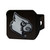 University of Louisville Hitch Cover - Chrome on Black 3.4"x4"