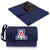 Arizona Wildcats Blanket Tote Outdoor Picnic Blanket, (Navy Blue with Black Flap)