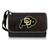 Colorado Buffaloes Blanket Tote Outdoor Picnic Blanket, (Black with Black Exterior)