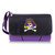 East Carolina Pirates Blanket Tote Outdoor Picnic Blanket, (Purple with Black Flap)