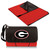 Georgia Bulldogs Blanket Tote Outdoor Picnic Blanket, (Red with Black Flap)