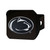 Penn State Hitch Cover - Chrome on Black 3.4"x4"