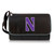 Northwestern Wildcats Blanket Tote Outdoor Picnic Blanket, (Black with Black Exterior)