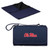 Ole Miss Rebels Blanket Tote Outdoor Picnic Blanket, (Navy Blue with Black Flap)