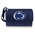 Penn State Nittany Lions Blanket Tote Outdoor Picnic Blanket, (Navy Blue with Black Flap)