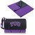 TCU Horned Frogs Blanket Tote Outdoor Picnic Blanket, (Purple with Black Flap)