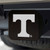 University of Tennessee Hitch Cover - Chrome on Black 3.4"x4"