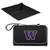 Washington Huskies Blanket Tote Outdoor Picnic Blanket, (Black with Black Exterior)